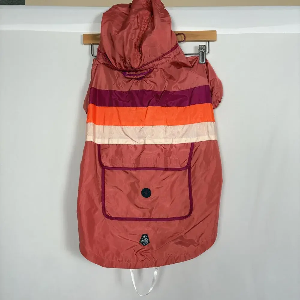 Arcadia Trail Dog Windbreaker Pink Hiking Outdoor Water-resistant Size: Large